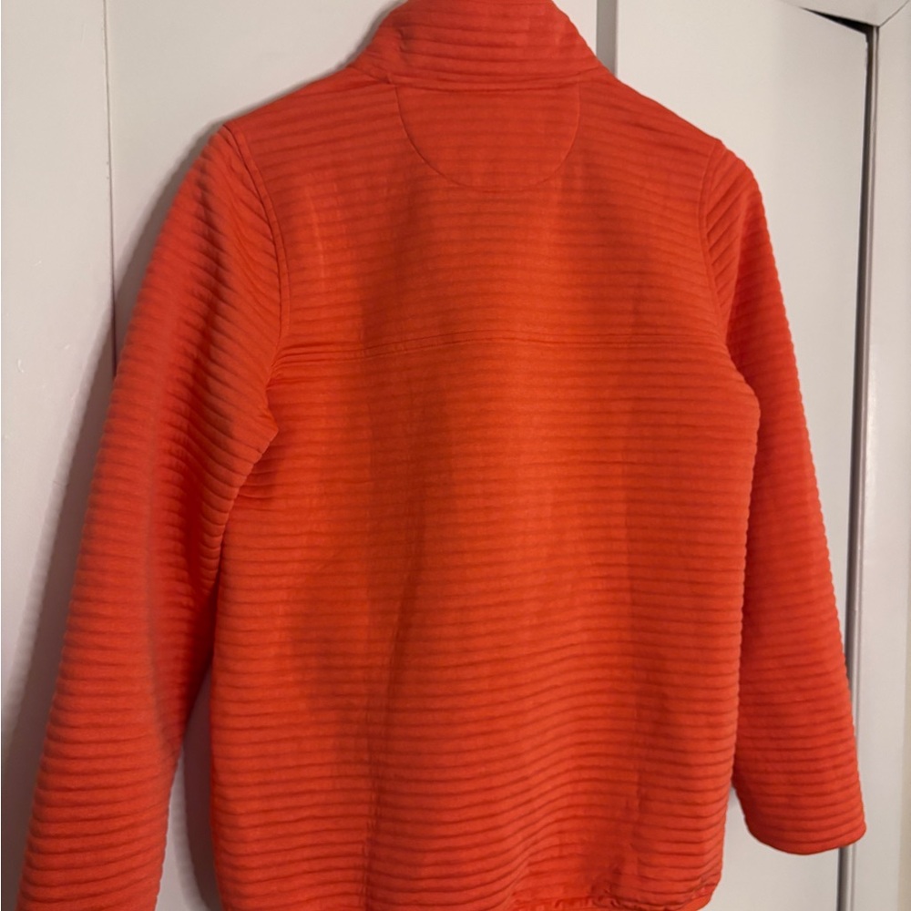L.L. Bean Women’s Vibrant Orange 🍊 Airlight Knit Pullover - Picture 8 of 9